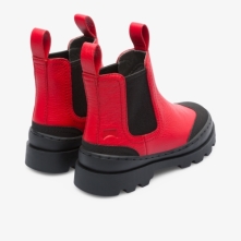 Camper Brutus Chelsea Boots Børn Sort / Rød QOZZSS-155